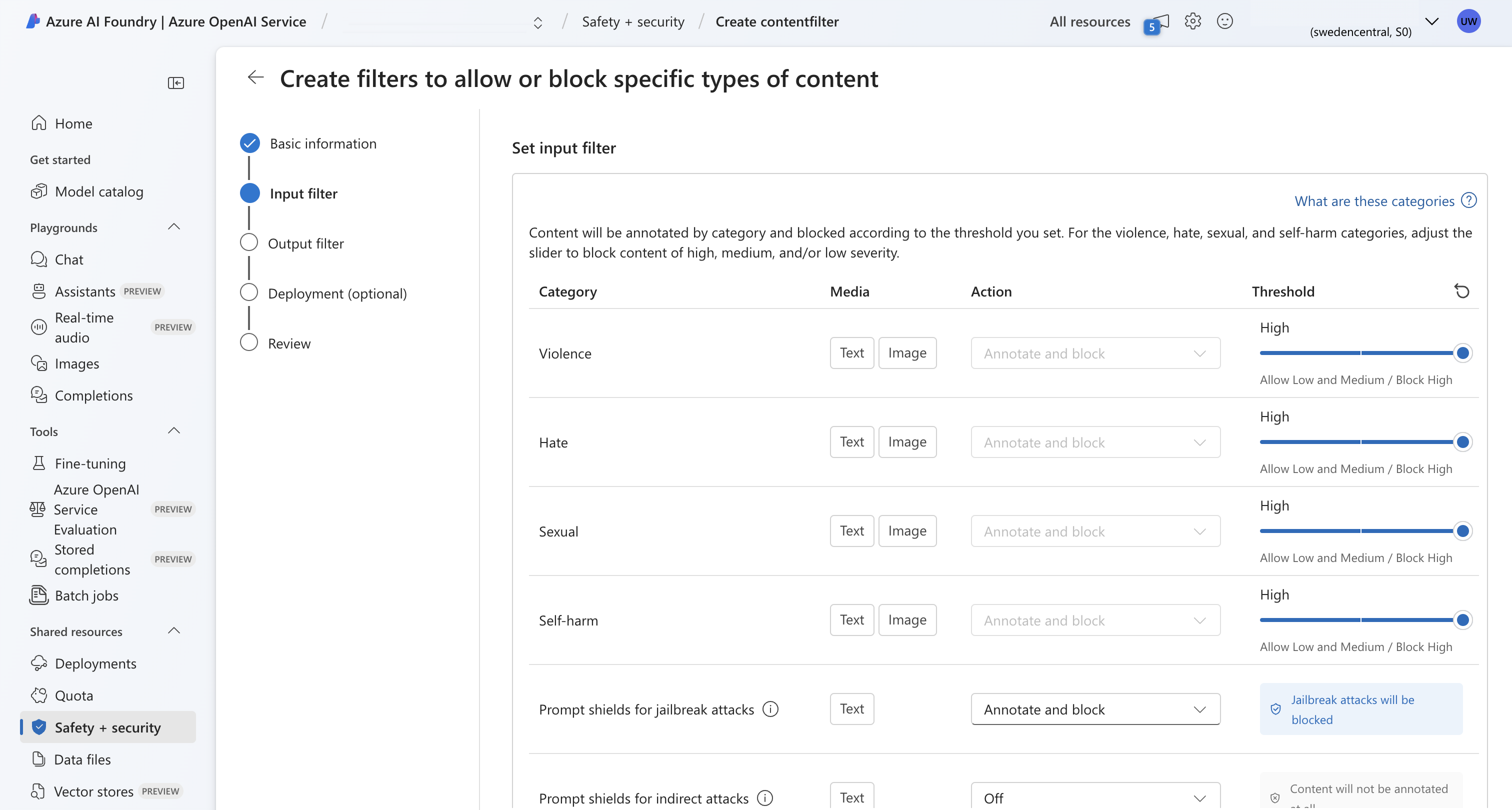 Input Filter