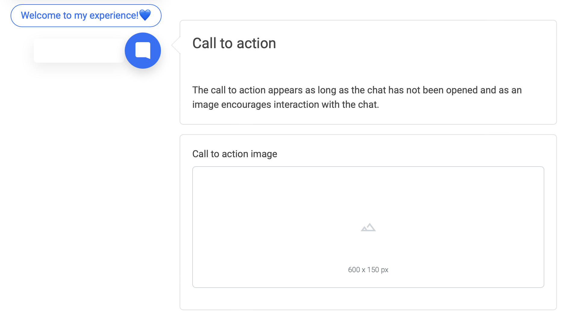 Chat Call to action